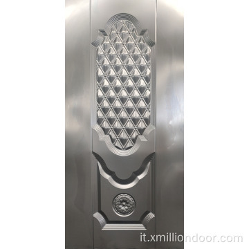 Pannello porta in metallo dal design elegante